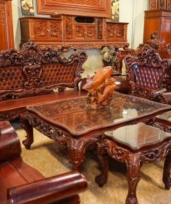 Bộ bàn ghế hoàng gia gỗ hương2