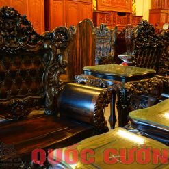 bộ bàn ghế hoàng gia gỗ mun (7)