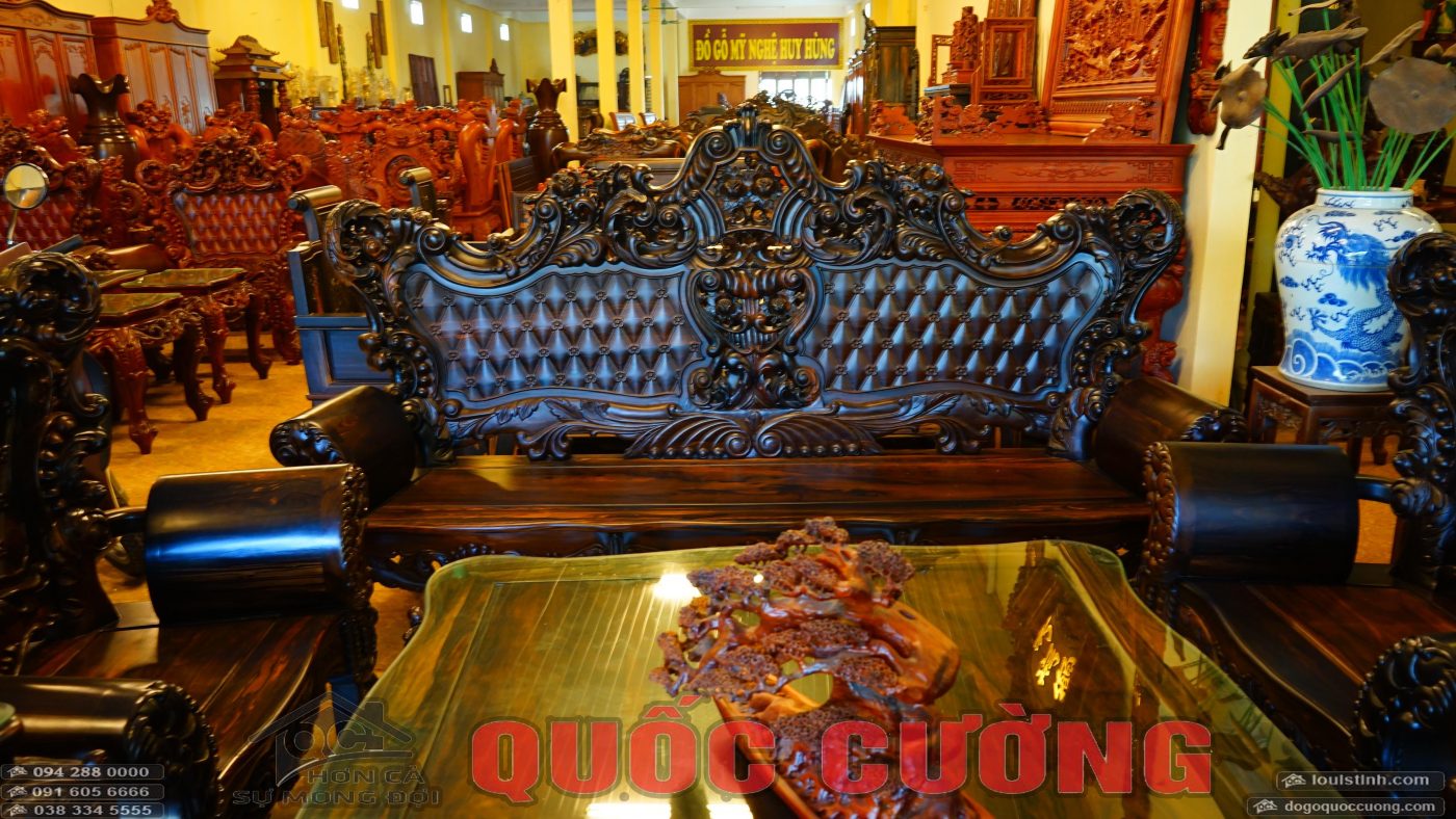 bộ bàn ghế hoàng gia gỗ mun (9)