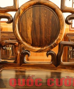 bàn ghế móc gỗ mun