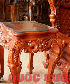 bàn bẹp bộ hoàng gia gỗ gõ đỏ