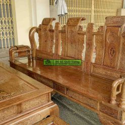 Bộ bàn ghế tần hộp gỗ mun
