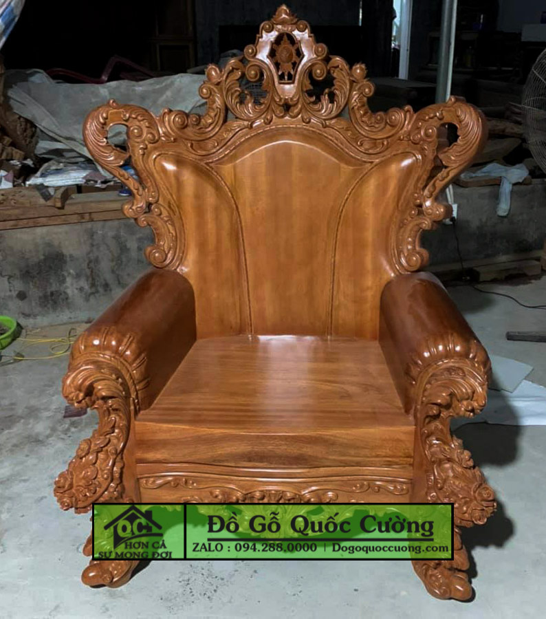 Bàn ghế hoàng gia giá rẻ gỗ hương mẫu 4