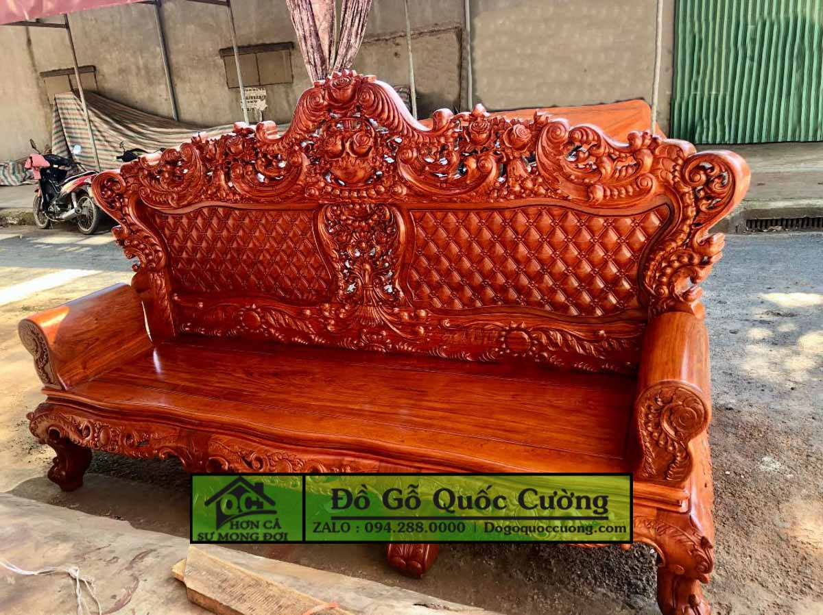 Bàn ghế hoàng gia giá rẻ gỗ hương